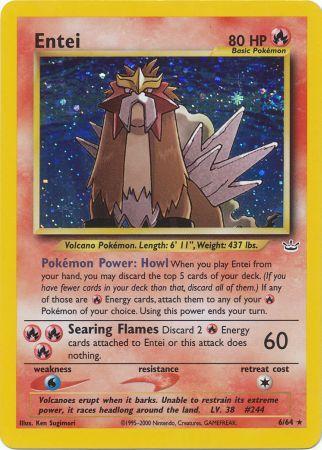 Entei (6/64) [Neo Revelation Unlimited] | Silver Goblin