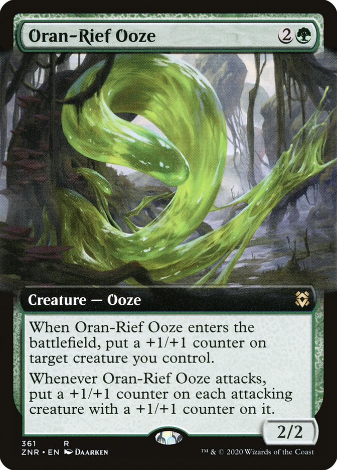 Oran-Rief Ooze (Extended Art) [Zendikar Rising] | Silver Goblin