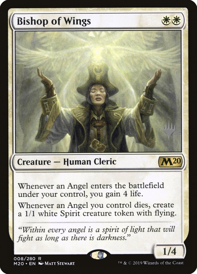 Bishop of Wings (Promo Pack) [Core Set 2020 Promos] | Silver Goblin