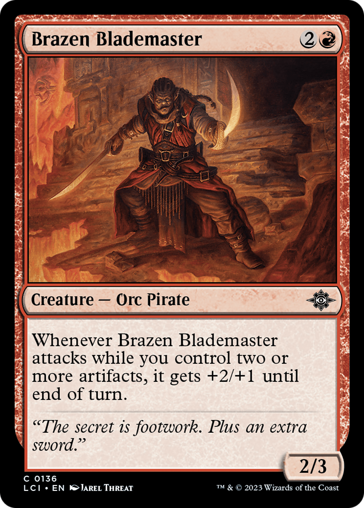 Brazen Blademaster [The Lost Caverns of Ixalan] | Silver Goblin