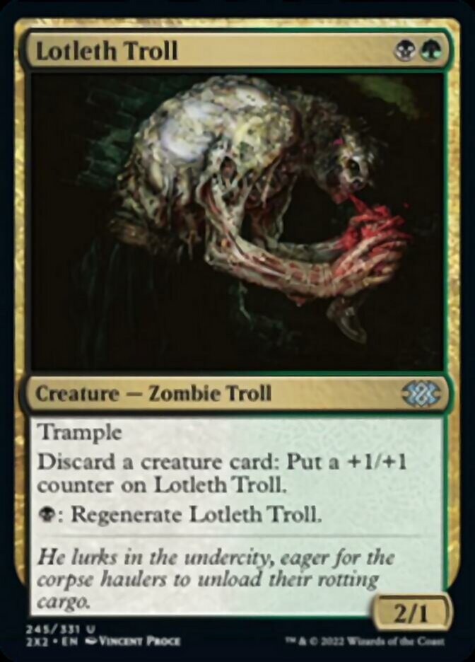 Lotleth Troll [Double Masters 2022] | Silver Goblin