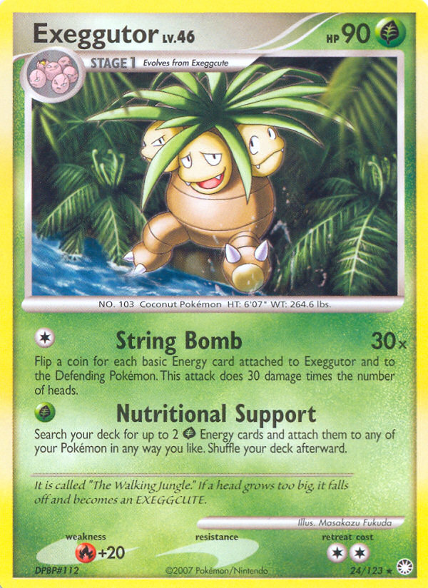 Exeggutor (24/123) [Diamond & Pearl: Mysterious Treasures] | Silver Goblin