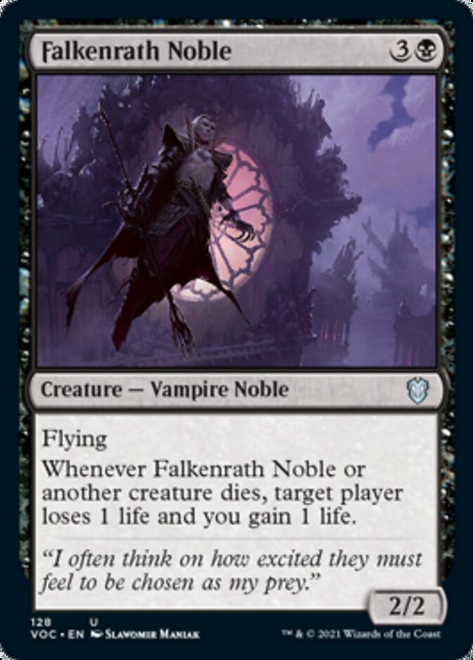 Falkenrath Noble [Innistrad: Crimson Vow Commander] | Silver Goblin