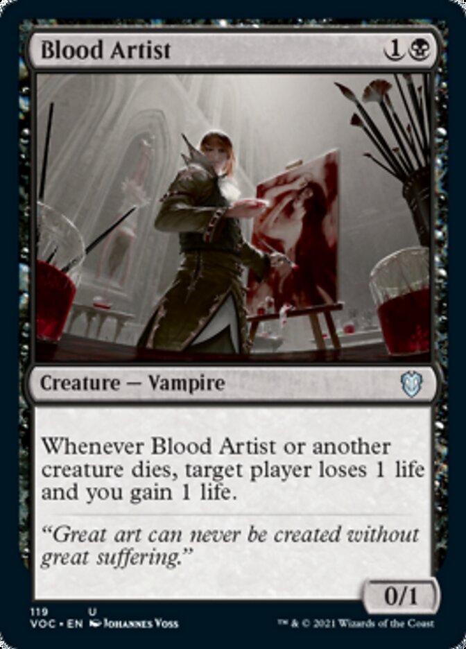 Blood Artist [Innistrad: Crimson Vow Commander] | Silver Goblin