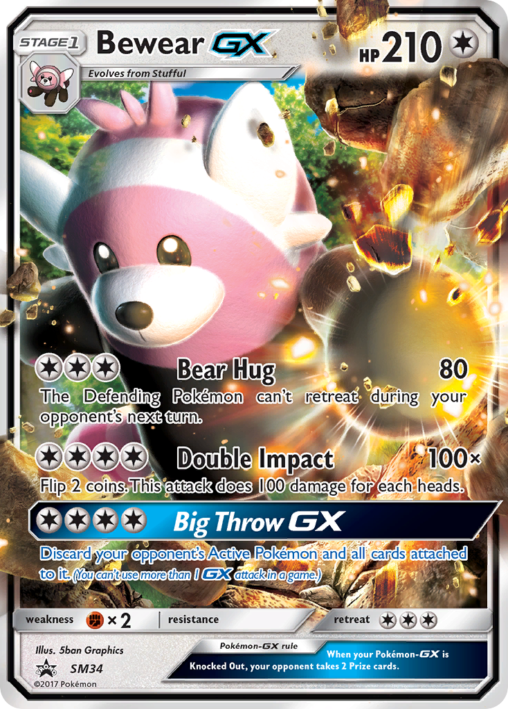 Bewear GX (SM34) [Sun & Moon: Black Star Promos] | Silver Goblin