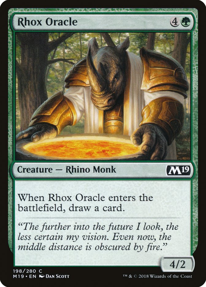 Rhox Oracle [Core Set 2019] | Silver Goblin