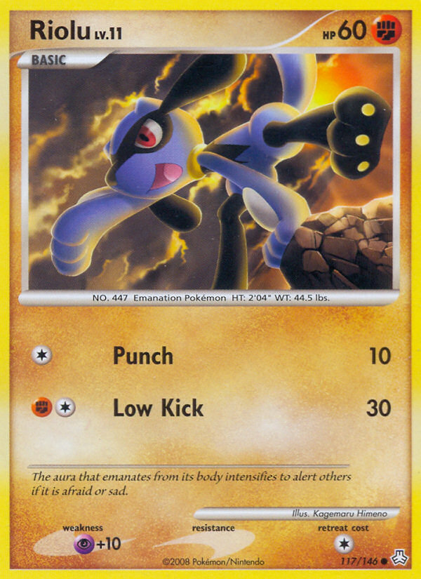 Riolu (117/146) [Diamond & Pearl: Legends Awakened] | Silver Goblin