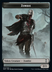 Zombie // Drake Double-Sided Token [Streets of New Capenna Commander Tokens] | Silver Goblin