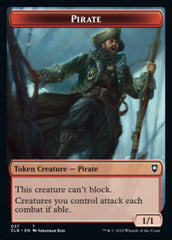 Pirate // Goblin Double-Sided Token [Commander Legends: Battle for Baldur's Gate Tokens] | Silver Goblin