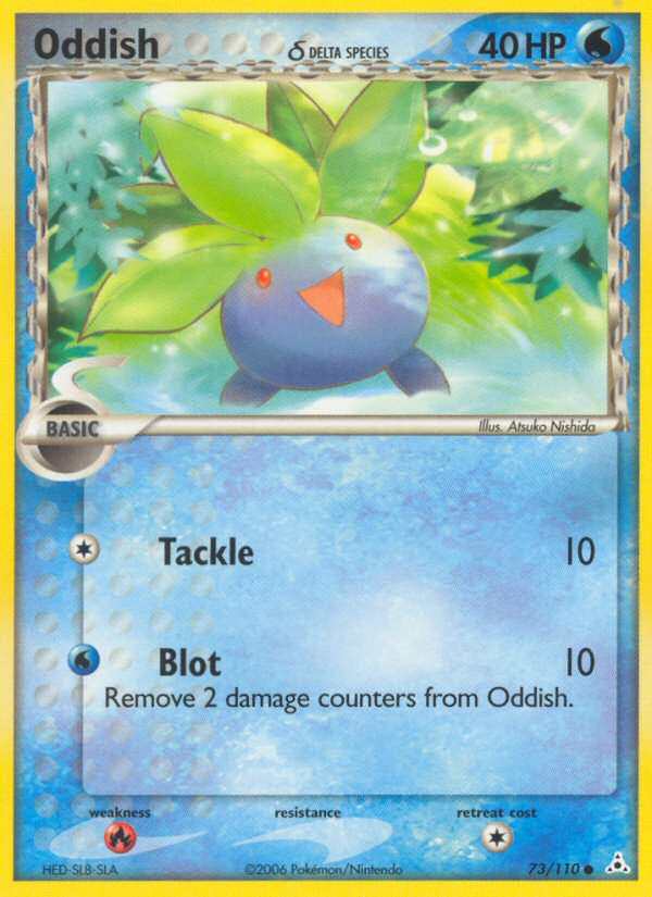 Oddish (73/110) (Delta Species) [EX: Holon Phantoms] | Silver Goblin