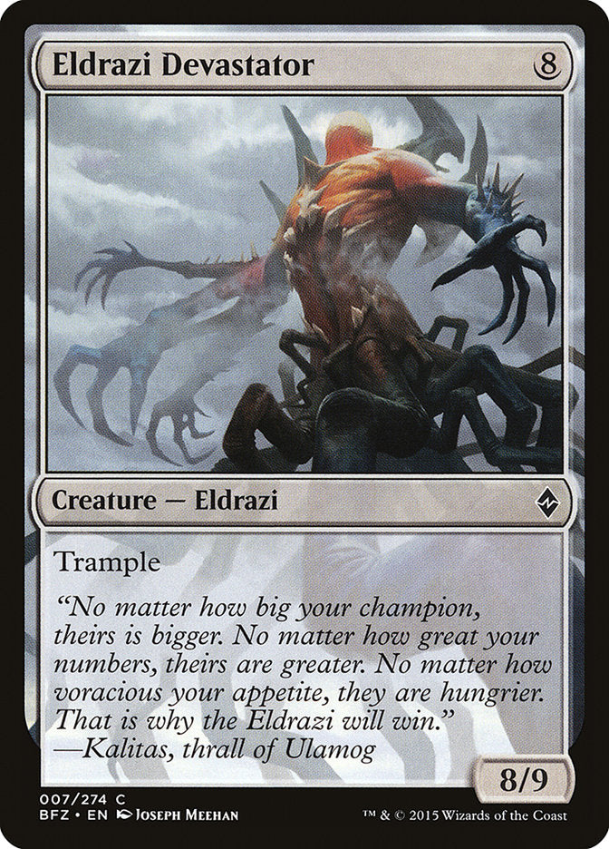 Eldrazi Devastator [Battle for Zendikar] | Silver Goblin