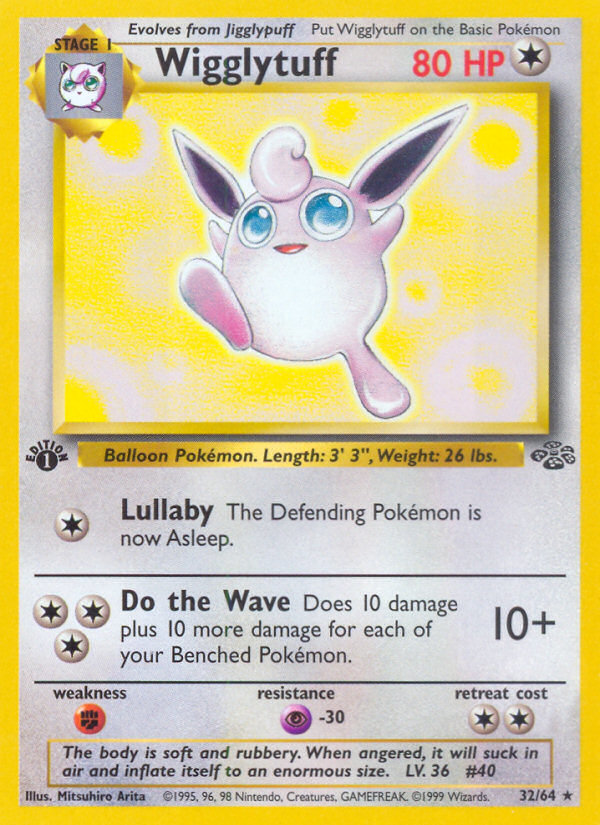 Wigglytuff (32/64) [Jungle 1st Edition] | Silver Goblin