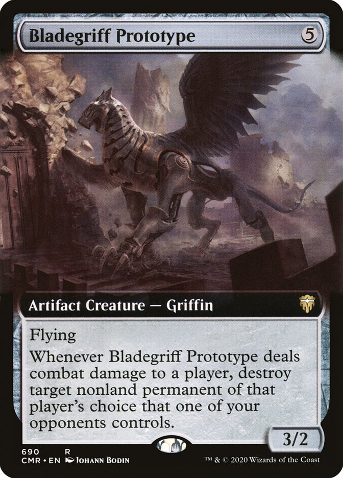 Bladegriff Prototype (Extended Art) [Commander Legends] | Silver Goblin