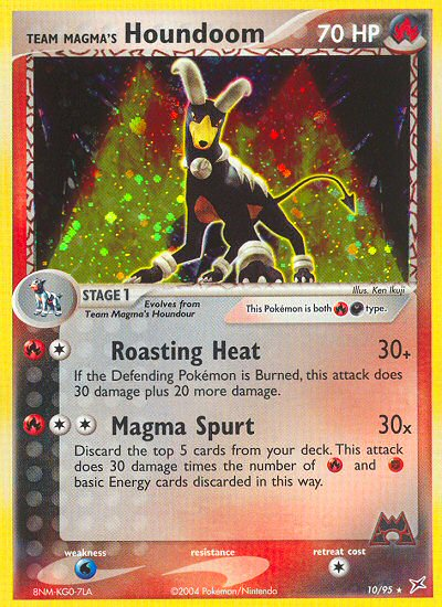 Team Magma's Houndoom (10/95) [EX: Team Magma vs Team Aqua] | Silver Goblin