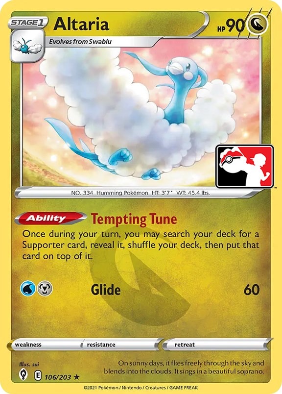 Altaria (106/203) [Prize Pack Series One] | Silver Goblin