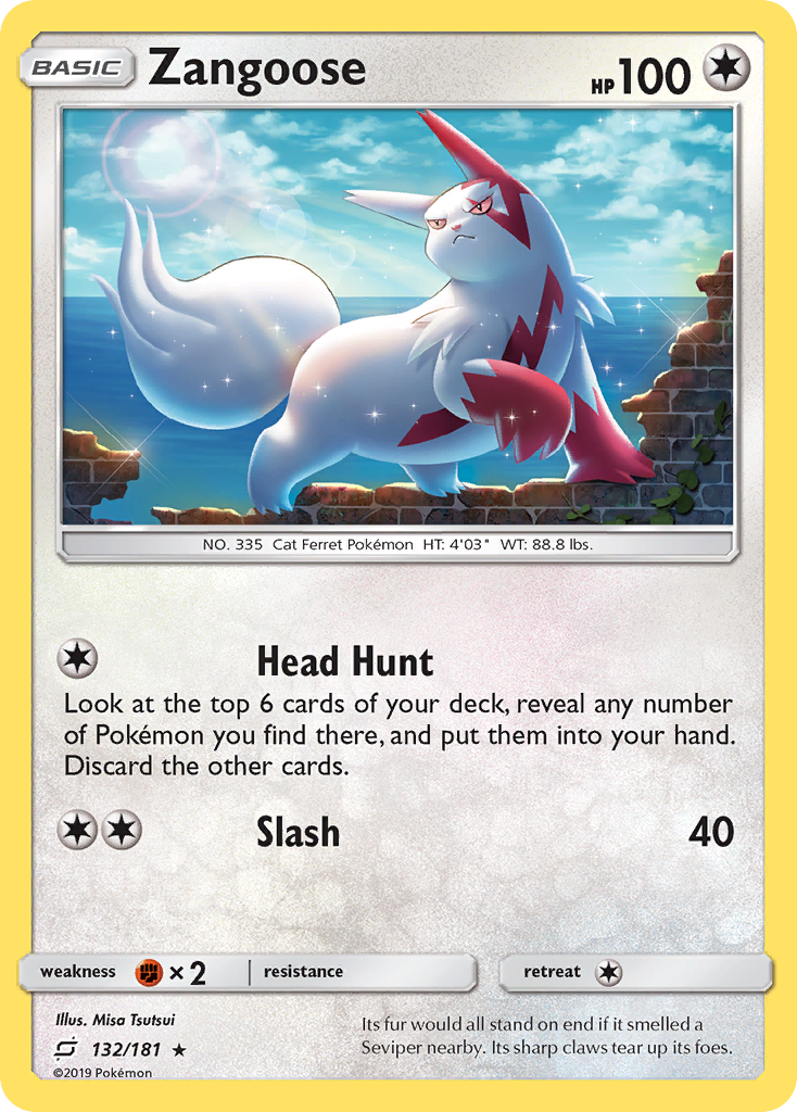 Zangoose (132/181) [Sun & Moon: Team Up] | Silver Goblin