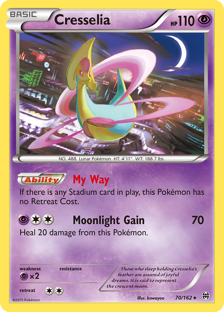 Cresselia (70/162) [XY: BREAKthrough] | Silver Goblin