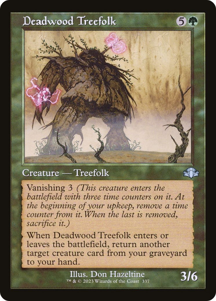 Deadwood Treefolk (Retro) [Dominaria Remastered] | Silver Goblin