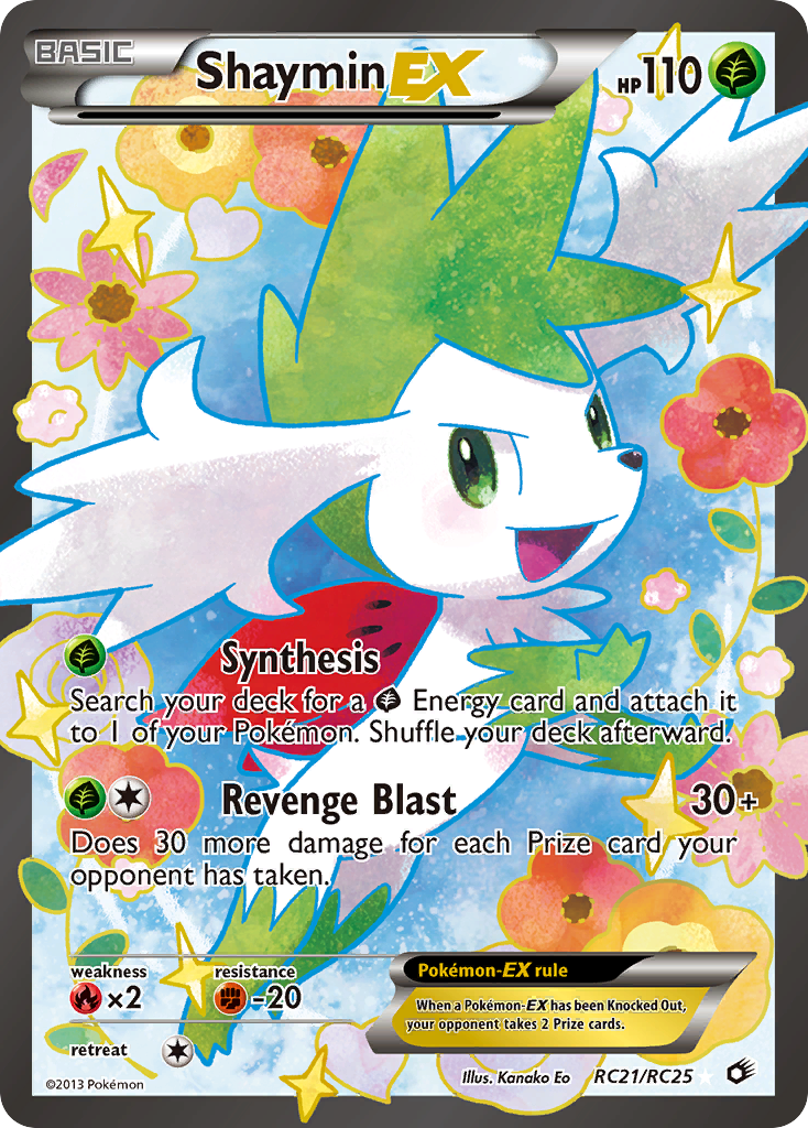 Shaymin EX (RC21/RC25) [Black & White: Legendary Treasures] | Silver Goblin