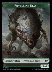 Eldrazi Scion // Phyrexian Beast Double-Sided Token [Commander Masters Tokens] | Silver Goblin