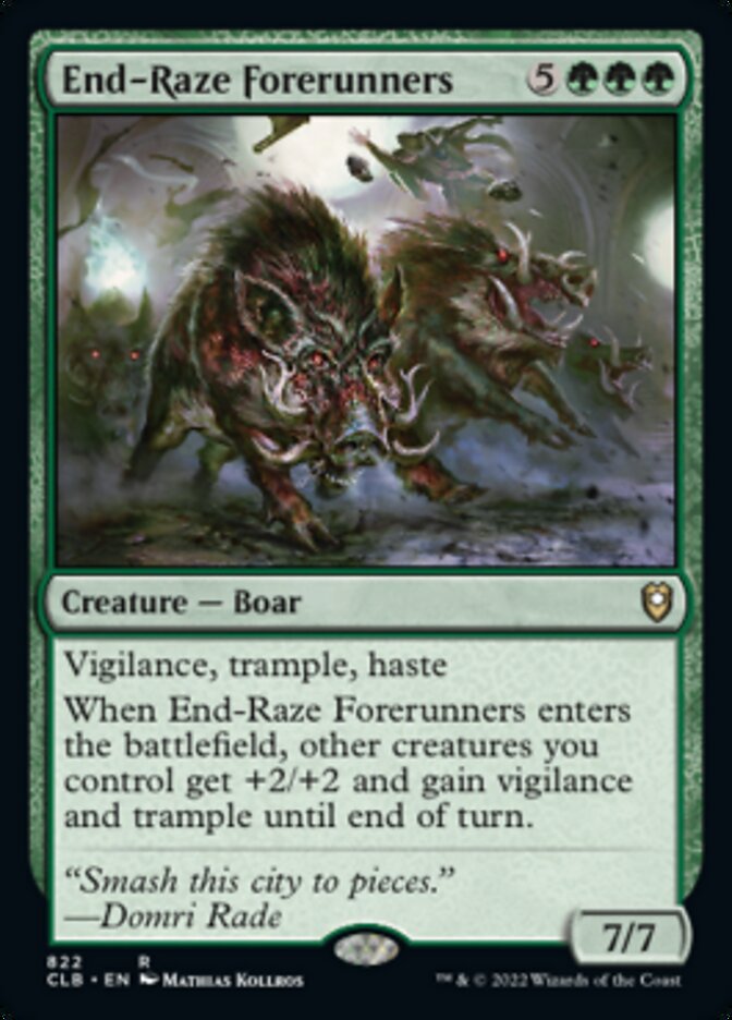 End-Raze Forerunners [Commander Legends: Battle for Baldur's Gate] | Silver Goblin