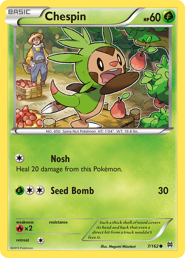 Chespin (7/162) [XY: BREAKthrough] | Silver Goblin