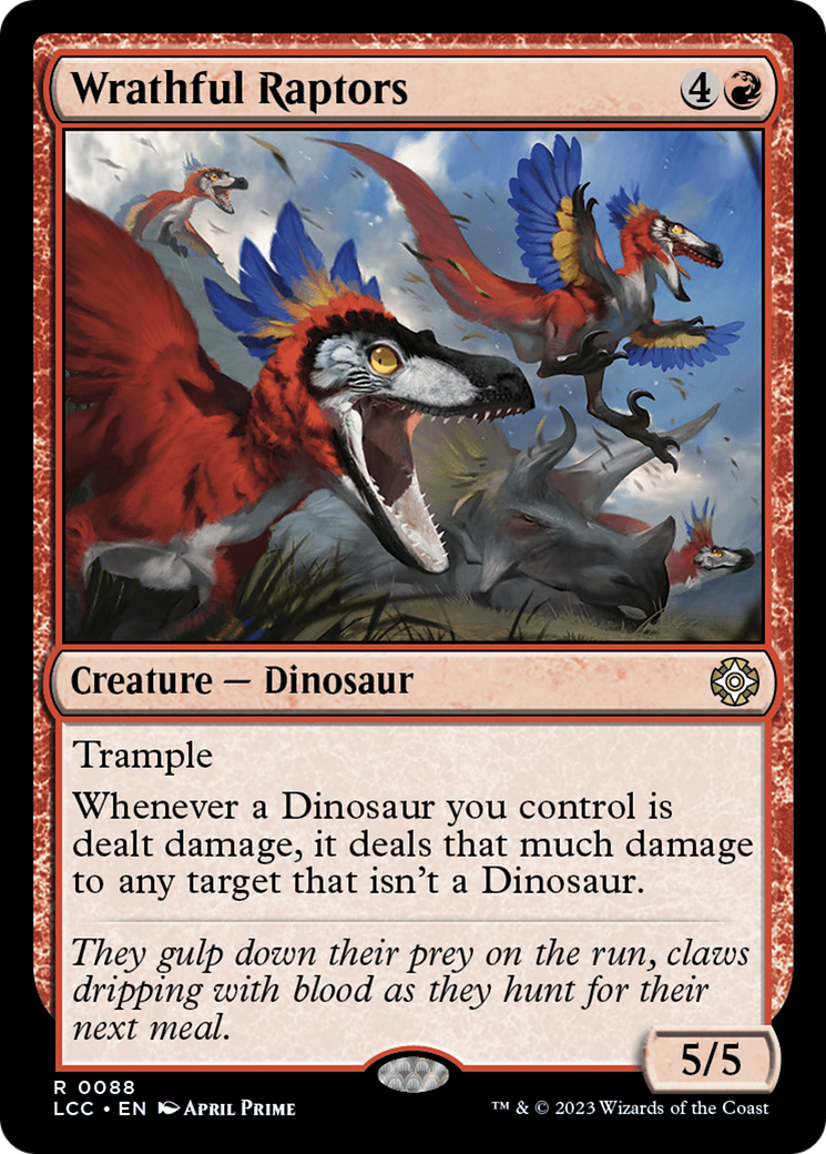 Wrathful Raptors [The Lost Caverns of Ixalan Commander] | Silver Goblin