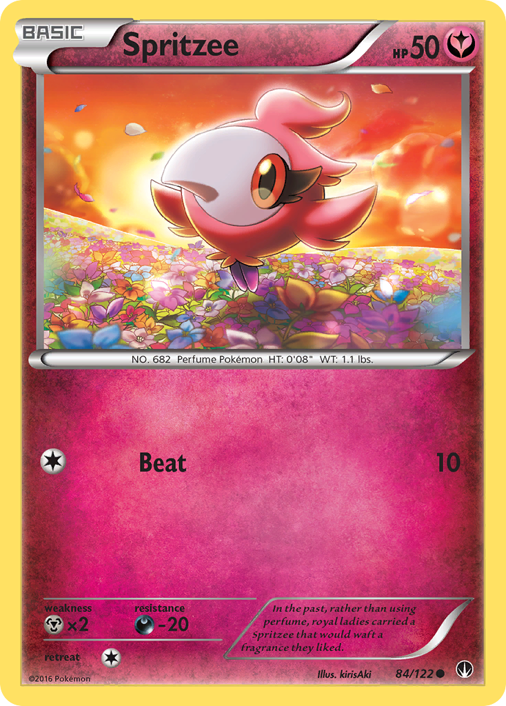 Spritzee (84/122) [XY: BREAKpoint] | Silver Goblin