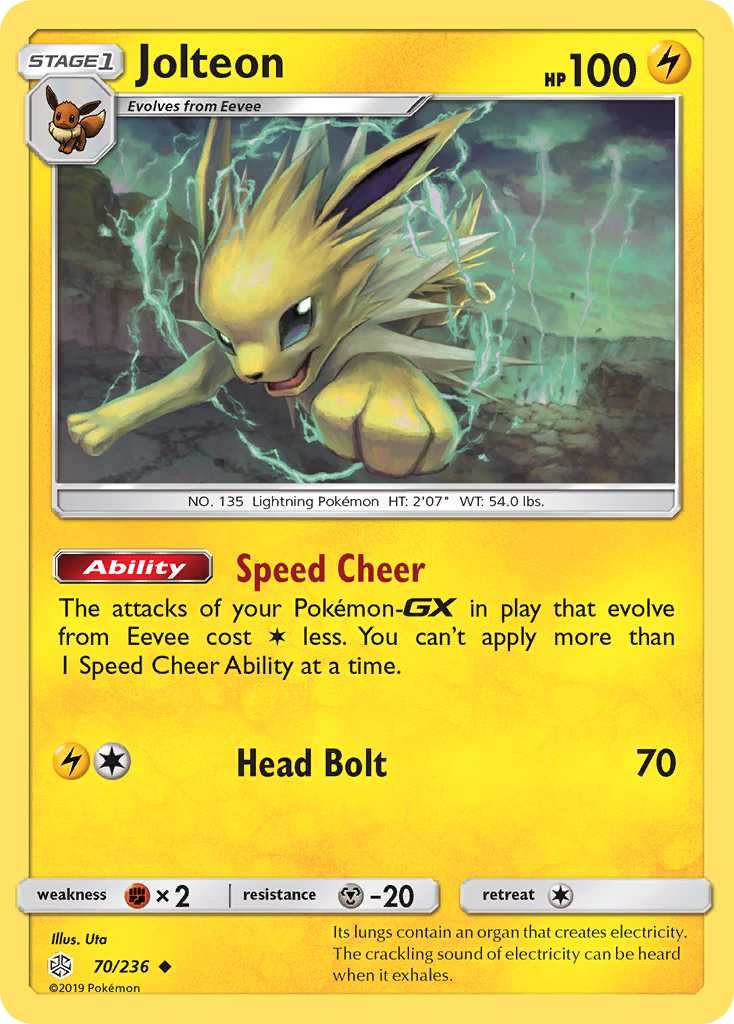 Jolteon (70/236) [Sun & Moon: Cosmic Eclipse] | Silver Goblin