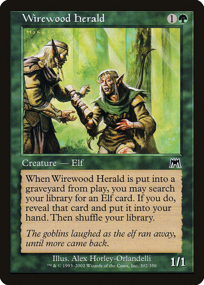 Wirewood Herald [Onslaught] | Silver Goblin