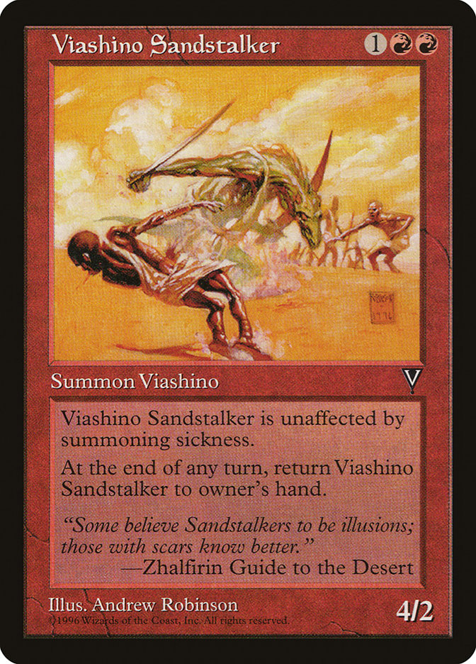 Viashino Sandstalker [Visions] | Silver Goblin