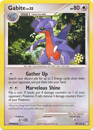 Gabite (48/123) [Countdown Calendar Promos] | Silver Goblin