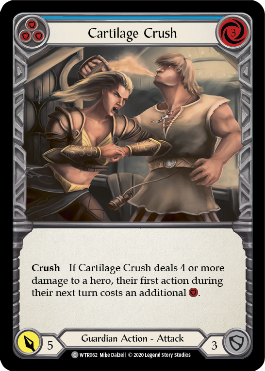 Cartilage Crush (Blue) [U-WTR062] (Welcome to Rathe Unlimited)  Unlimited Rainbow Foil | Silver Goblin