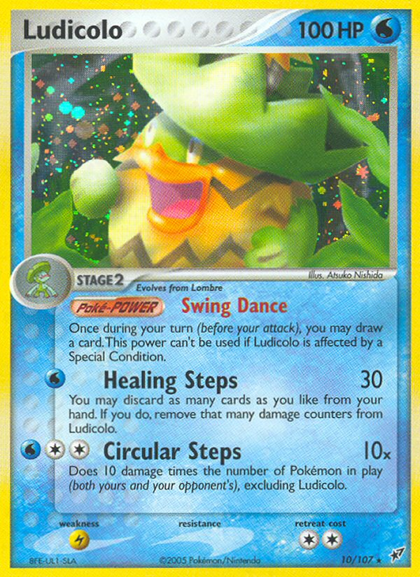 Ludicolo (10/107) [EX: Deoxys] | Silver Goblin