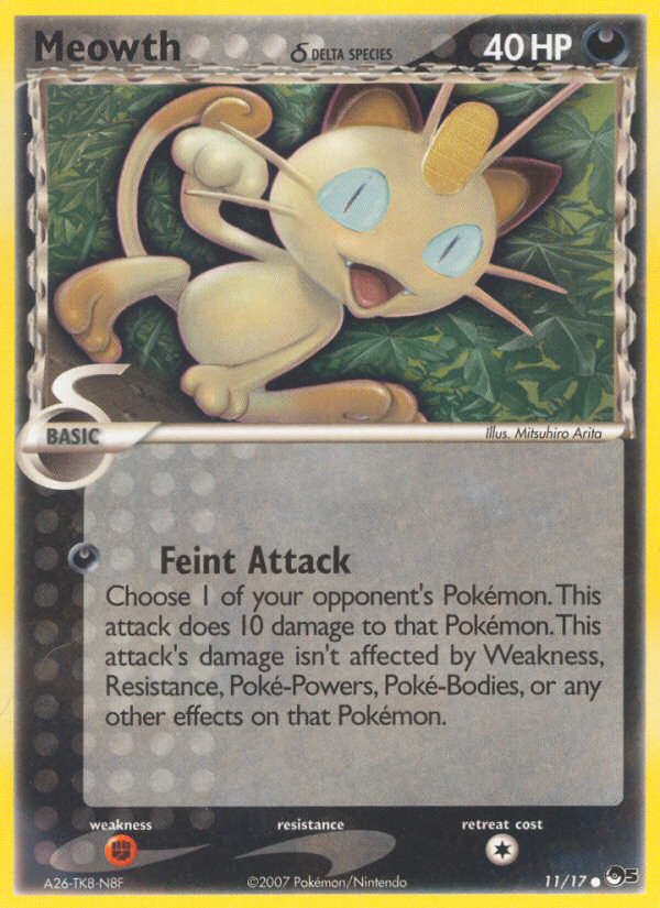 Meowth (11/17) (Delta Species) [POP Series 5] | Silver Goblin