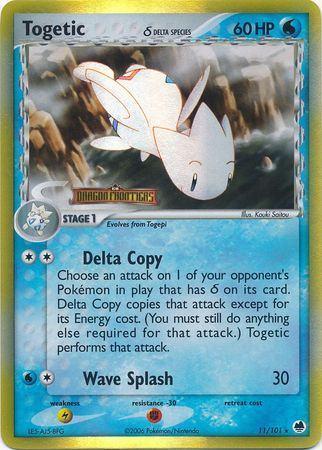 Togetic (11/101) (Delta Species) (Stamped) [EX: Dragon Frontiers] | Silver Goblin