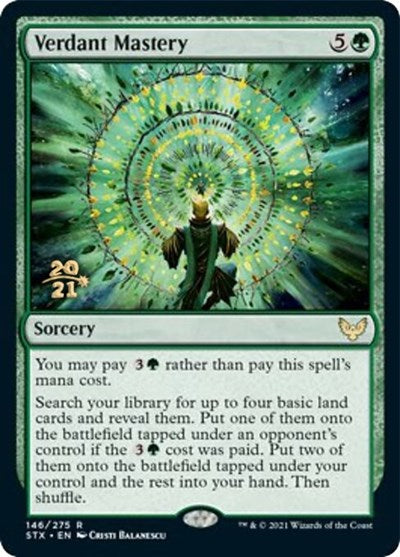 Verdant Mastery [Strixhaven: School of Mages Prerelease Promos] | Silver Goblin