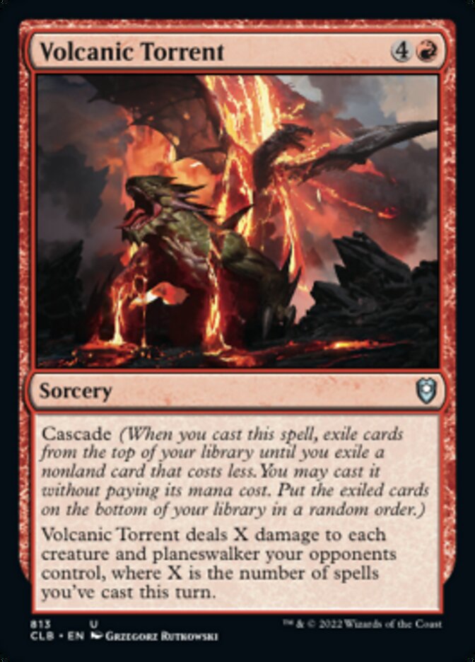 Volcanic Torrent [Commander Legends: Battle for Baldur's Gate] | Silver Goblin