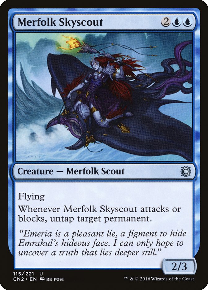 Merfolk Skyscout [Conspiracy: Take the Crown] | Silver Goblin