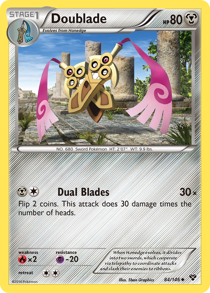 Doublade (84/146) [XY: Base Set] | Silver Goblin