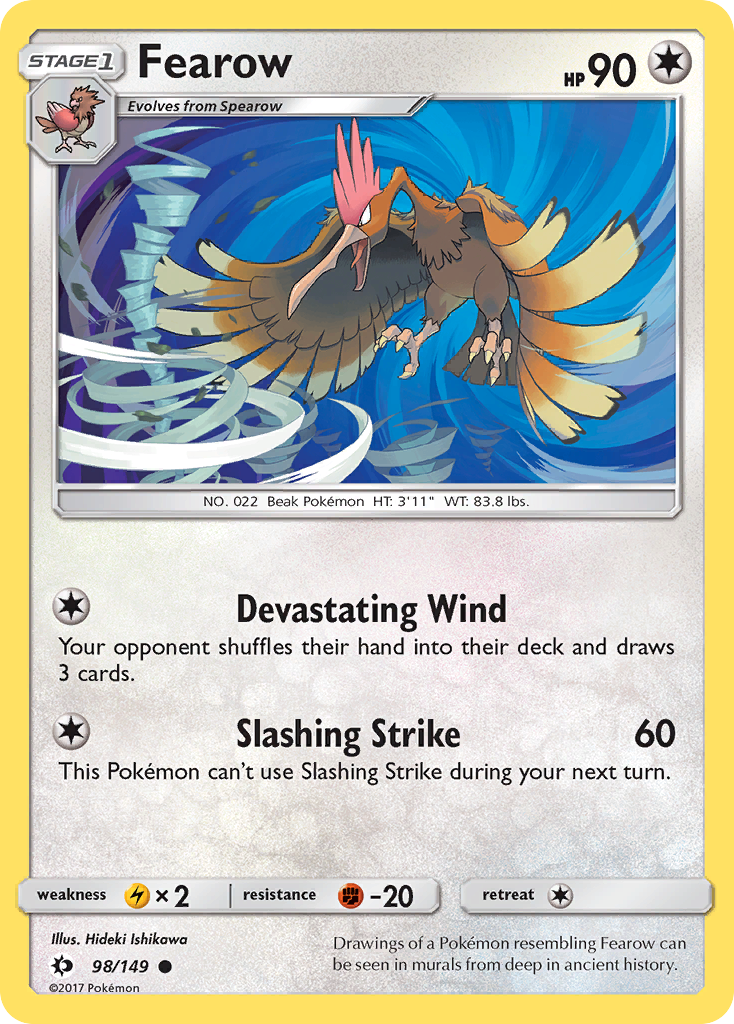 Fearow (98/149) [Sun & Moon: Base Set] | Silver Goblin