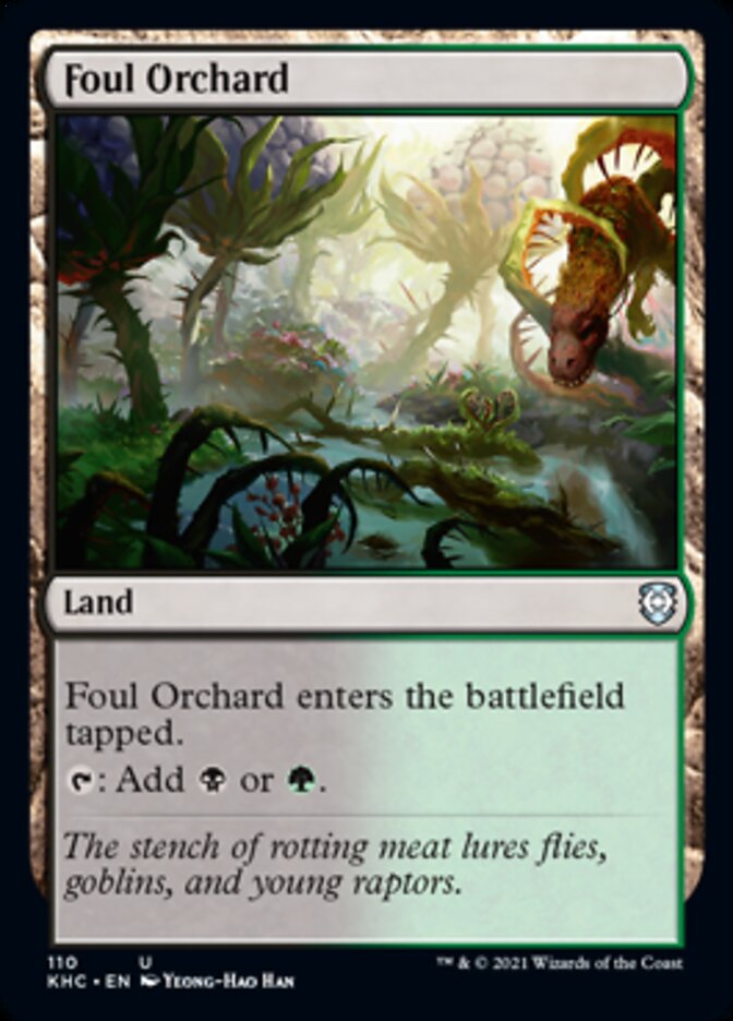Foul Orchard [Kaldheim Commander] | Silver Goblin