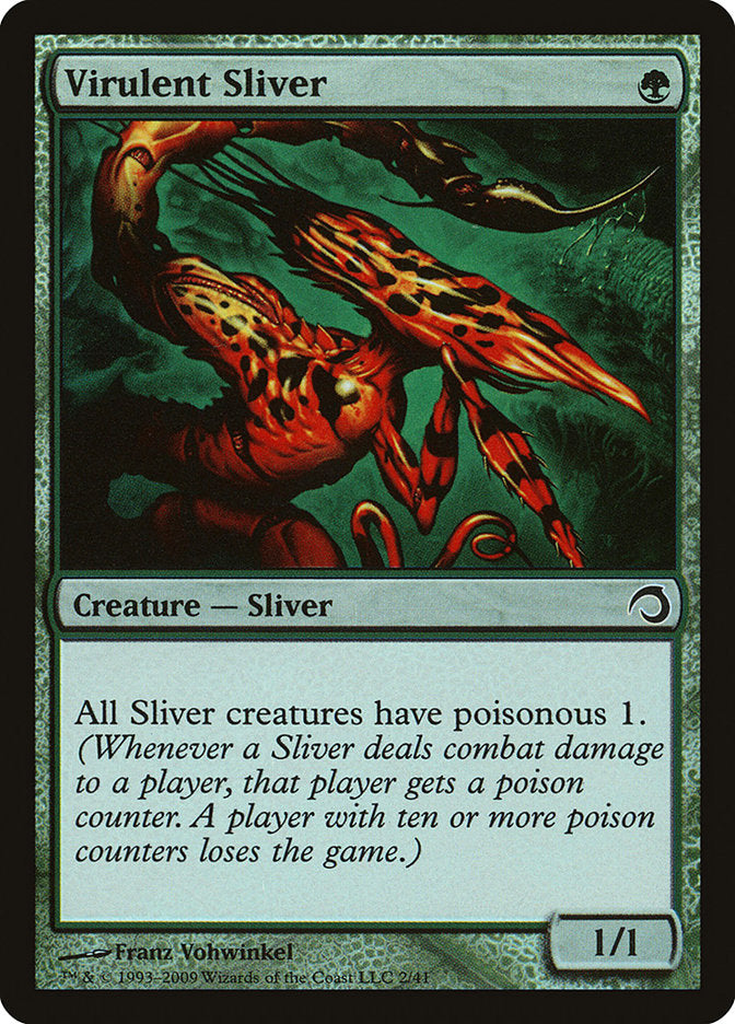 Virulent Sliver [Premium Deck Series: Slivers] | Silver Goblin